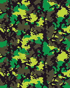 无缝的突击队绿色时装迷彩伪模式背景图片