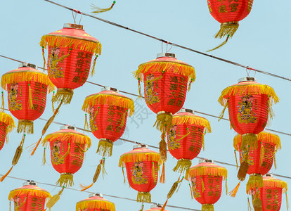 传统灯笼国新年装饰图片