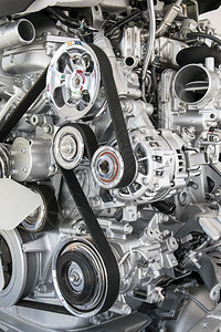 运输汽车发动机关闭汽车发动机的一部分柴油技术图片