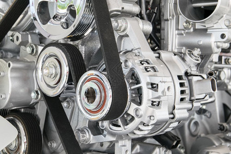 金属汽车发动机关闭汽车发动机的一部分传送技术图片
