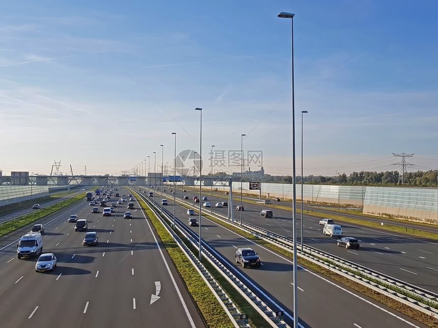 荷兰阿姆斯特丹附近的A1号公路场景欧洲乌得勒支图片