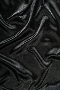 黑色西边面织物背景闪亮的丝绸背景布料海浪墙纸图片