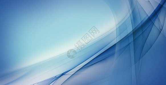 未来派光滑的线平抽象蓝背景色介绍图片