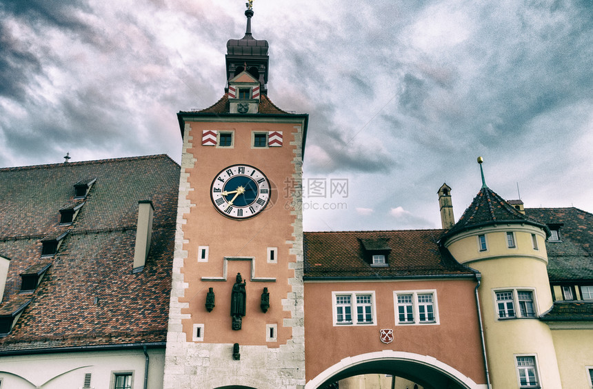 屋门户14美丽的中世纪欧洲城镇老的图片