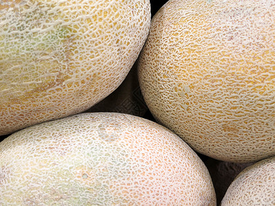 热带供农民市场出售的黄瓜色哈密图片
