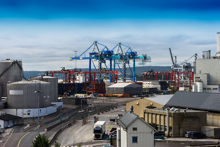 目的奥斯陆交通港口背景高清奥斯陆交通港口背景生动欧洲图片