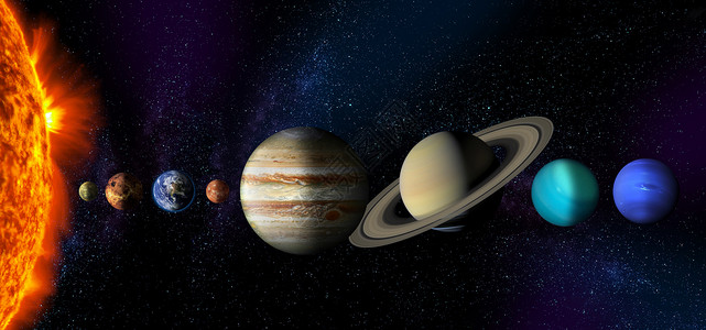 土星天文学由美国航局提供的星际空间背景图象元件包括太阳和系的行星我们图片