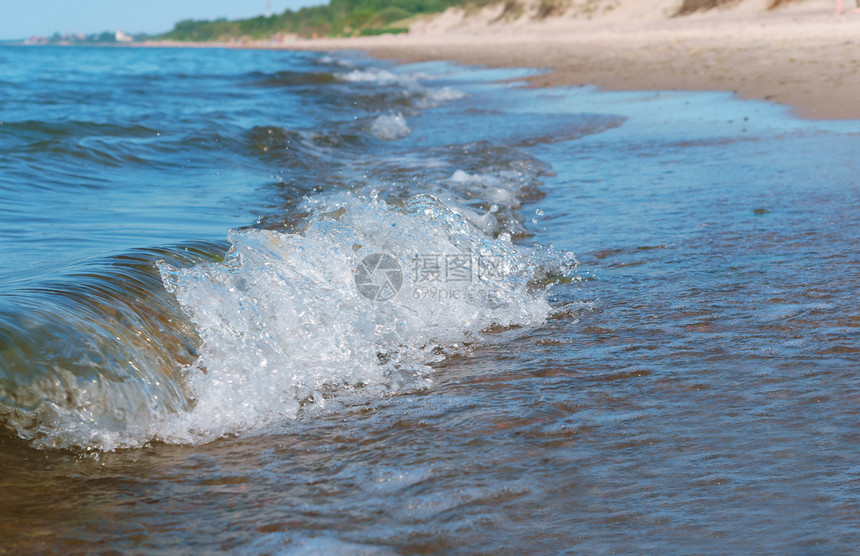 流动涟漪背景海水波浪或纹背景海或者图片