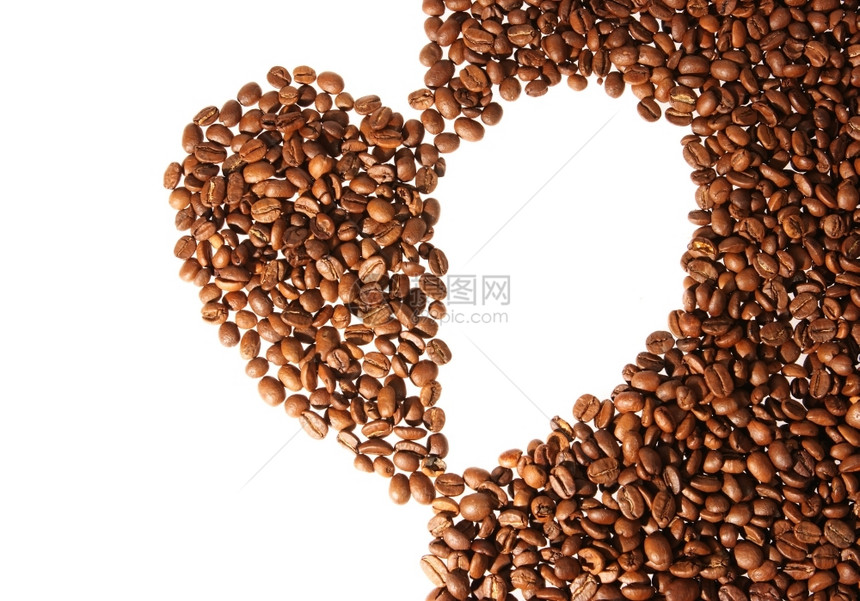 咖啡豆之心图片