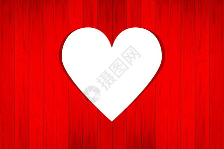 红木背景情人节日概念里面的心身框架形状棕色的象征艺术图片
