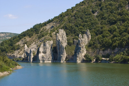 奇怪的卓越自然美妙的岩石保加利亚的岩石形成图片