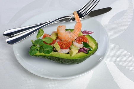甜菜晚餐开胃豆和蔬虾鳄梨健康图片
