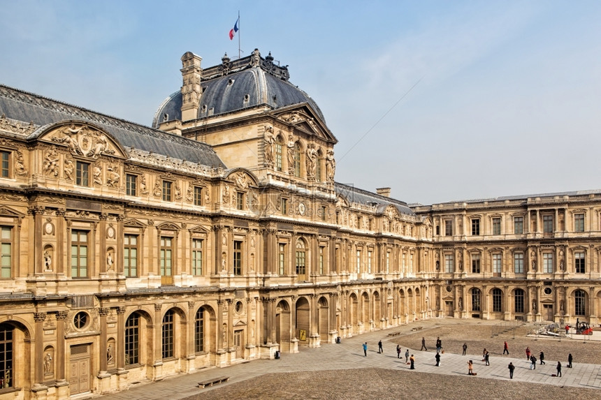 文化巴黎卢浮宫博物馆是全世界参观次数最多的博物馆法国艺术图片