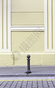 经典的黄色街道古城内老的装饰墙城市艺术古代的装饰墙图片
