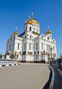 宗教基督救主在夏天的世俄罗斯莫科天空洋葱图片