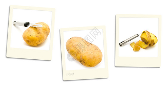 边界白背景土豆的旧底色相片和白背景土豆照片白色的老图片