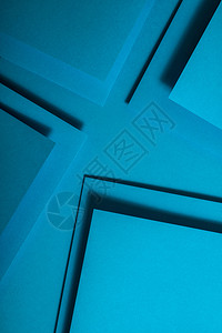 几何的蓝纸材料设计几何单色形状壁纸设计背景极简主义有机的图片