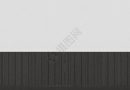 空的垃圾摇滚装饰风格3d使黑色木板和白水泥墙壁背景图片