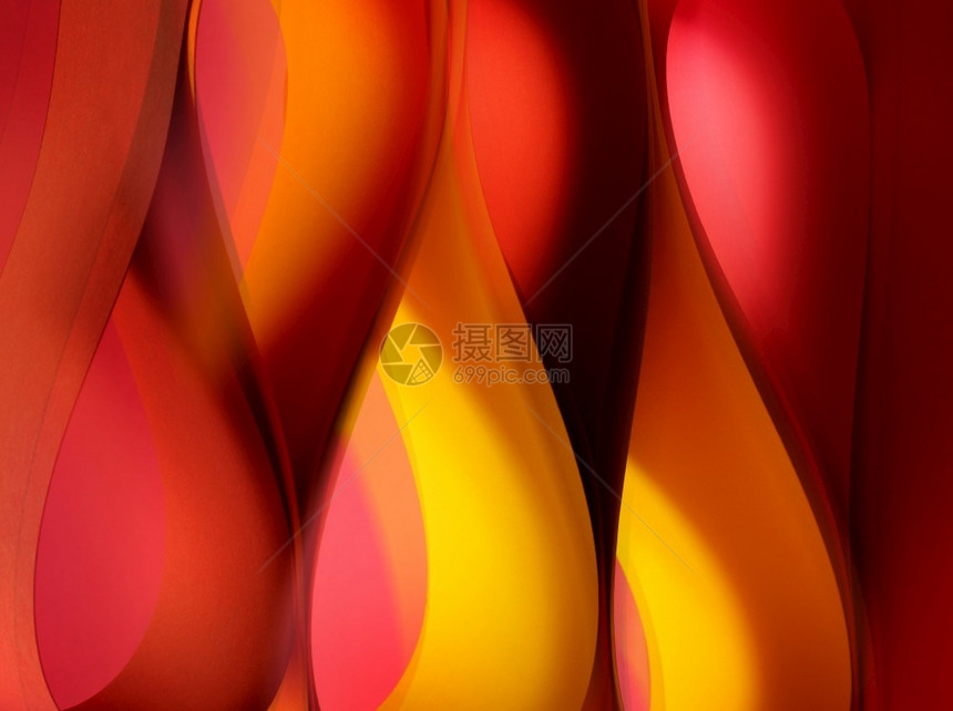 生动橙热彩色调板火焰浪格式文件热彩色火焰波形式种类图片