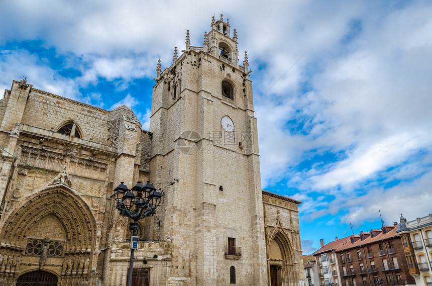 纪念碑历史西班牙帕伦亚卡斯蒂利和里昂哥特大教堂宗的图片