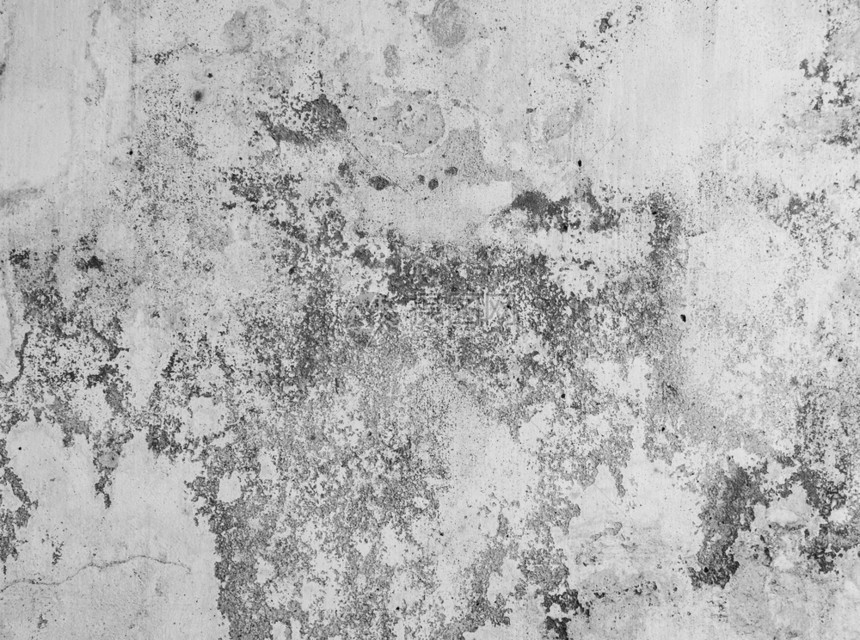 粗糙的灰色混凝水泥墙Grunge纹理背景垃圾摇滚图片