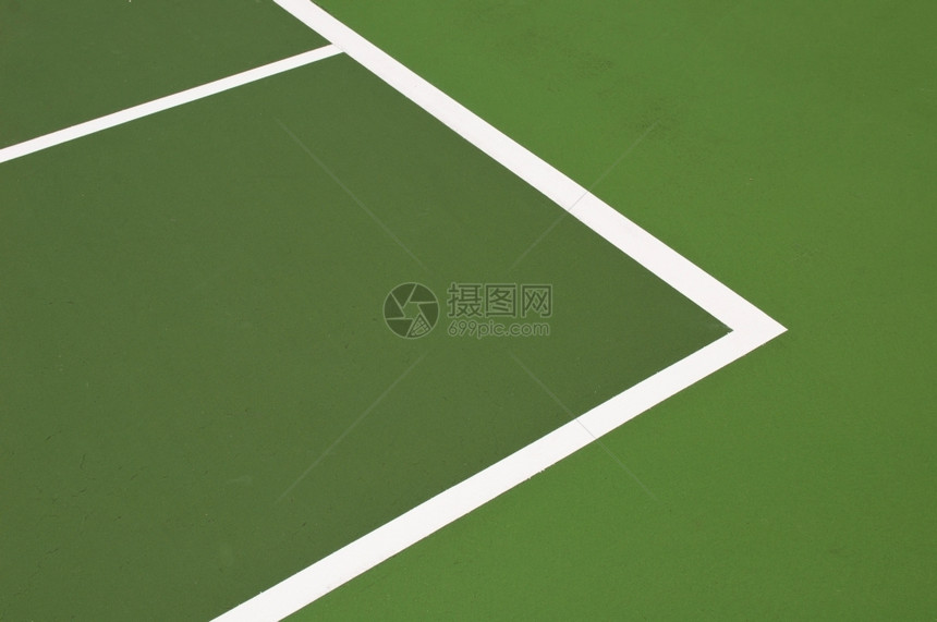 户外一种自然现代绿色硬体网球作为背景或纹理图片