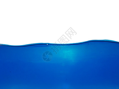 溅波纹透明白蓝水浪图片