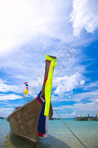 泰国克拉比省海滨长尾船泰国克拉比省亚洲气候甲米图片
