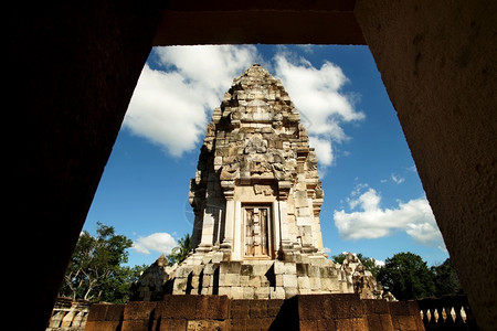 遗产泰国亚洲sdokkakthom是一座高棉古庙图片