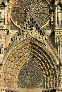 兰斯玻璃小雕像法国雷姆斯大教堂奥兰特装饰图片