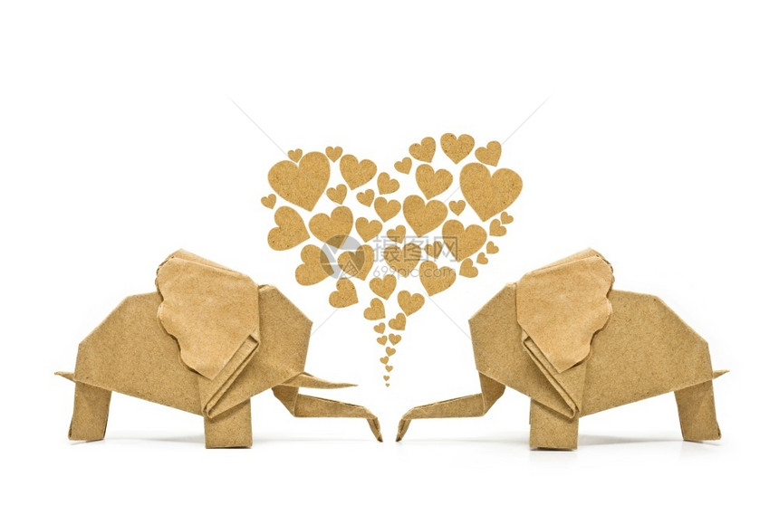 苹果浏览器白纸大象的爱情孤立在白纸大象上的爱与相分离情人节尾巴图片