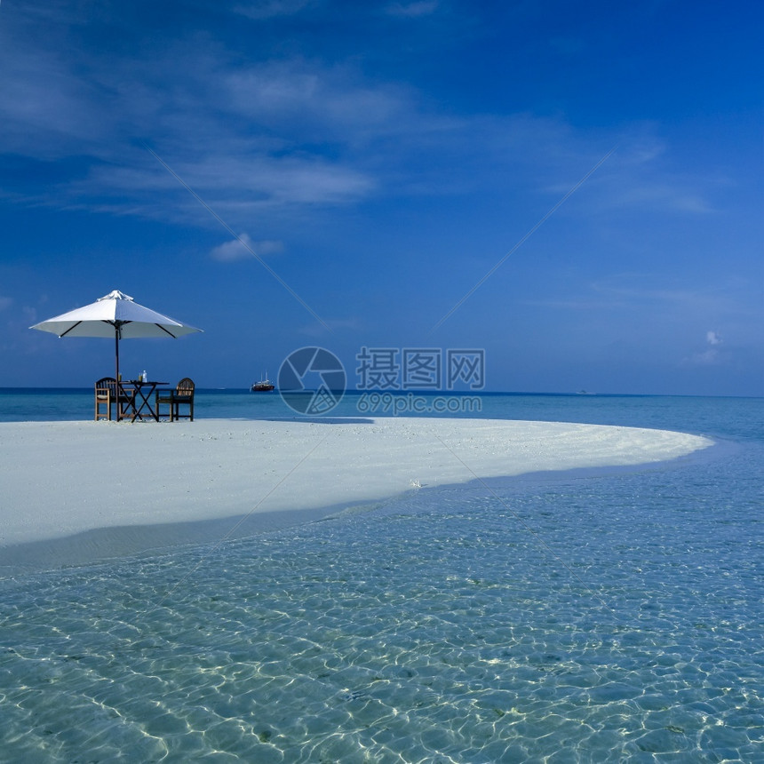 海滩北印度洋马尔代夫南阿里环礁热带岛屿天堂位于南AriAtolll艾伦珊瑚图片