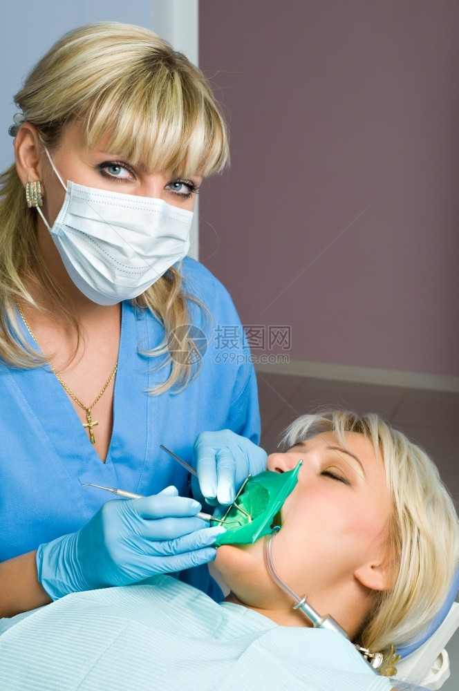 仪器考试星光牙科医生和病人牙腔充填科停用图片