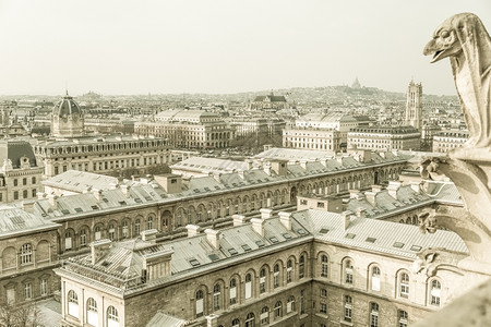 堤首都旅游巴黎之景圣母大教堂图片