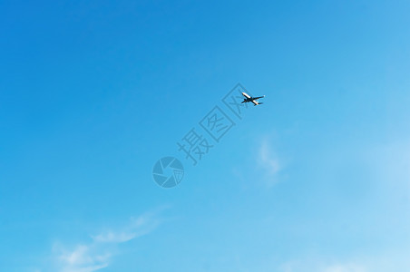 蓝色的天空汽和飞机高空蓝天和图片