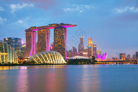 新加坡沙滩码头风景图片