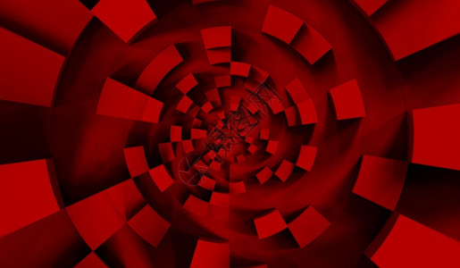 抽象的几何红色立方体抽象背景图案3d插组织图片