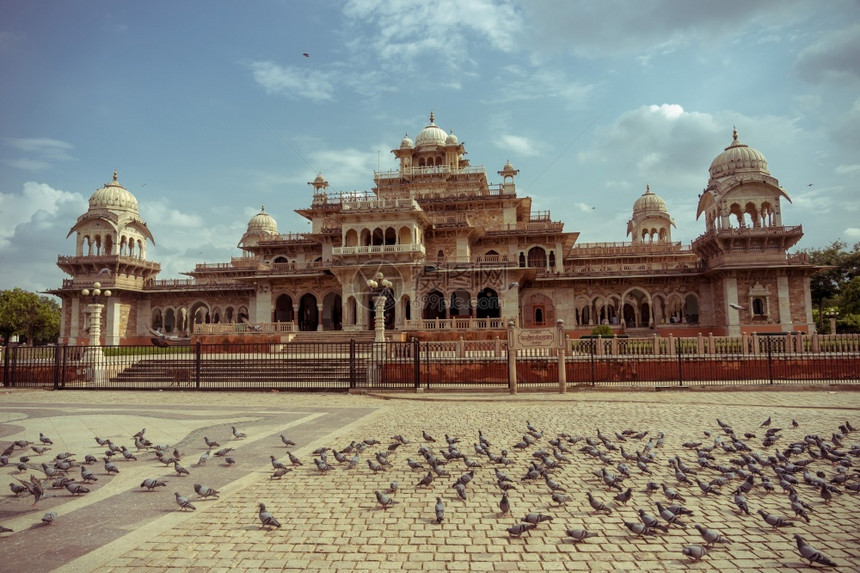 Albert大厅博物馆印度斋浦尔拉贾斯坦最古老的博物馆城市遗产旅游图片