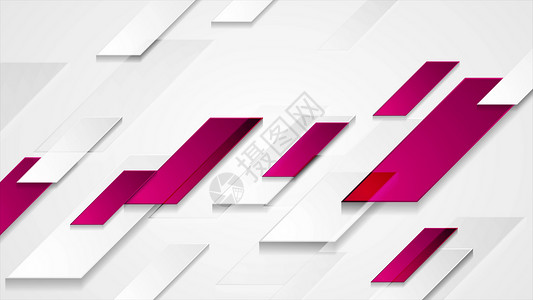灰粉色未来派高科技亮紫色灰抽象几何技术背景公司的设计图片
