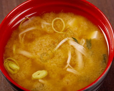 Miso汤日本食品快餐碗有机的食物图片