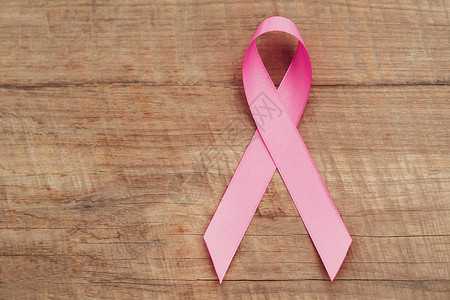 粉色丝带癌症预防概念背景图片