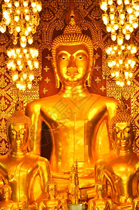 冥想天WatPhraHaripunchai的佛像宗教图片