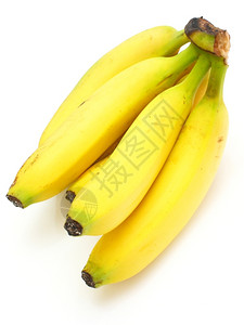 水果静物有机的黄色香蕉苹果和梨子白种背景下的死生图片