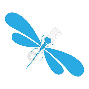 西高地白梗翅膀蜻蜓以黑翼和白为图示用黑和白为对象自成一体地与大片隔离的画像箭形龙尾昆虫蓝色西休贝埃特卡通图片灯光蓝翼和白为对象卡片设计图片