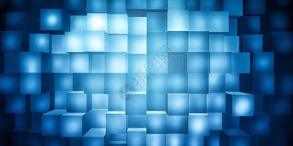 摘脐橙线条网络蓝光方形全屏的简要商业背景摘全屏互联网设计图片