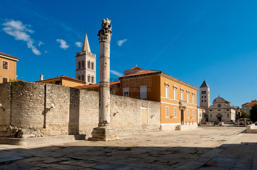 克罗地亚扎达尔历史古迹地标宗教镇城市图片