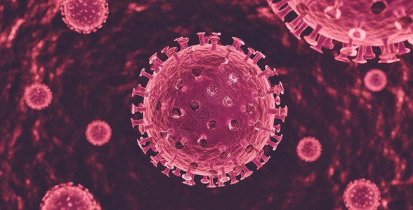 学科红冠状细胞3d疫苗图片