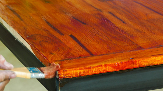木头涂有棕色褐画刷的木制绘占比例169保护花园背景图片