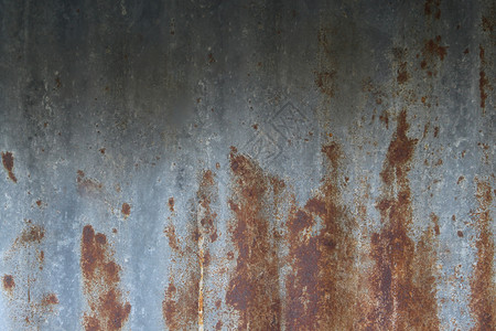 正方形生锈的老化旧锌屋顶生锈背景素质图片