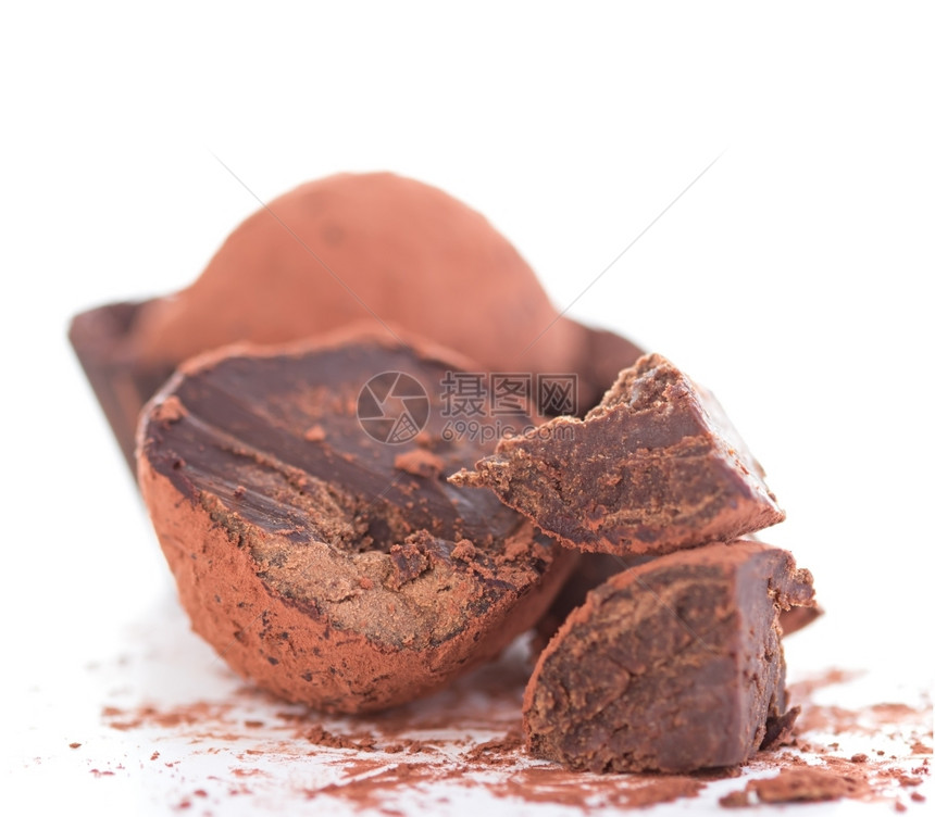 牛轧糖食物巧克力松露甜的图片